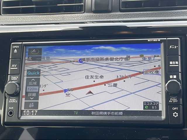 日産 デイズ ハイウェイスターX 秋田県 2018(平30)年 6.6万km アッシュブラウンM 登録時走行距離79909ｋｍ/４WD/CD/Bluetooth/全方位バックカメラ/フルセグTV/横滑り防止装置/前後コーナーセンサー/アイドリングストップ/フォグランプ/スマートキー/車線逸脱防止機能