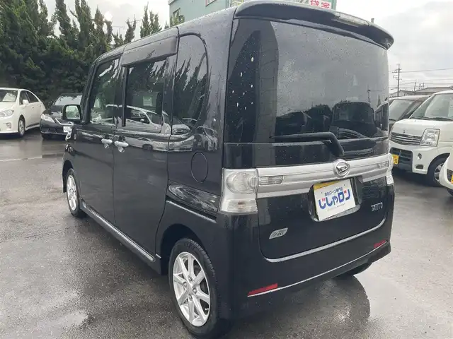 ダイハツ タント カスタム X スペシャル 和歌山県 2012(平24)年 9.7万km ブラックマイカメタリック (株)IDOMが運営する【じしゃロン和歌山店】の自社ローン専用車両になります。こちらは現金またはオートローンご利用時の価格です。自社ローンご希望の方は別途その旨お申付け下さい/片側パワースライドドア/ETC/HIDヘッドライト/スマートキー/保証書/取扱説明書