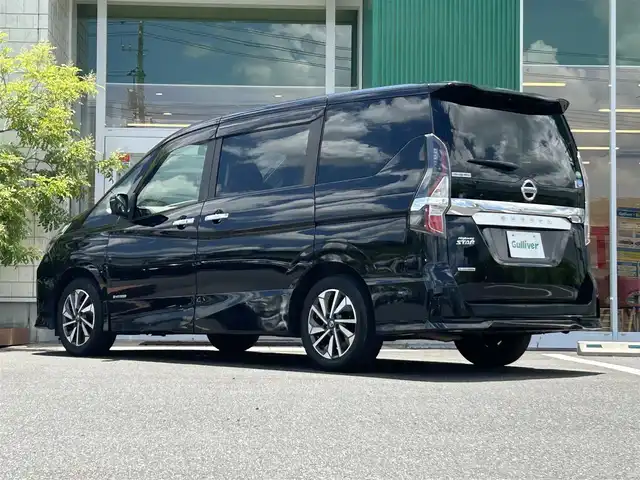 日産 セレナ ハイウェイスター V 岡山県 2020(令2)年 5万km ダイヤモンドブラック 純正10インチナビ　/フルセグTV、Bluetooth、Blu-ray/CD、DVD、AM、FM/全方位カメラ/ハンズフリー両側パワースライドドア/リアオートエアコン/プロパイロット/インテリジェントエマージェンシーブレーキ/インテリジェント前方衝突予測警報/インテリジェント車線逸脱防止支援システム/インテリジェントパーキングアシスト/後退時車両検知警報/踏み間違い衝突防止アシスト/標識検知機能/フロント＆バックソナー/電動パーキングブレーキ/オートブレーキホールド