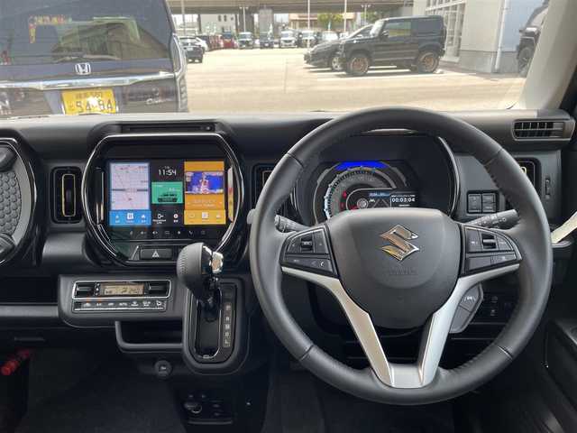 スズキ ハスラー HYBRID X 石川県 2024(令6)年 0.1万km クールカーキパールメタリック/ソフトベージュメタリック 純正9型ナビ/フルセグTV/全方位カメラ/LEDヘッドライト/スマートキー/プッシュスタート/レーダークルーズ/衝突軽減ブレーキ/シートヒーター/クリアランスソナー/保証書/取説