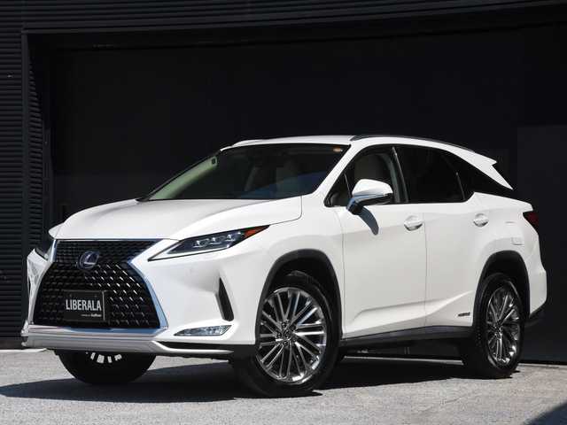 レクサス ＲＸ 450hL 和歌山県 2020(令2)年 7.9万km ソニッククォーツ アダプティブクルーズコントロール/レーントレーシングアシスト/ブラインドスポットモニター/パーキングサポートブレーキ/ヘッドアップディスプレイ/純ナビ/フルセグTV/360度カメラ/オートテールゲート/白革/パワーシート/シートヒーター/ベンチレーション/純20incAW/LEDライト/ETC