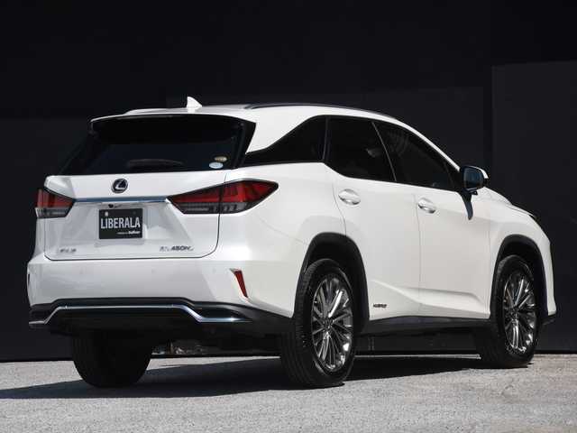 レクサス ＲＸ 450hL 和歌山県 2020(令2)年 7.9万km ソニッククォーツ アダプティブクルーズコントロール/レーントレーシングアシスト/ブラインドスポットモニター/パーキングサポートブレーキ/ヘッドアップディスプレイ/純ナビ/フルセグTV/360度カメラ/オートテールゲート/白革/パワーシート/シートヒーター/ベンチレーション/純20incAW/LEDライト/ETC
