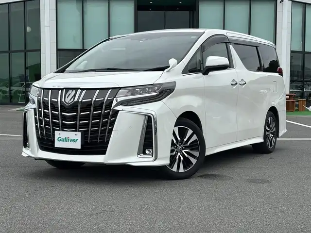 トヨタ アルファード S Cパッケージ 奈良県 2020(令2)年 4.9万km ホワイトパールクリスタルシャイン ９インチディスプレイオーディオ　/フルセグ　/Ｂｌｕｅｔｏｏｔｈ　/１２．１インチフリップダウンモニター　/ビルトインＥＴＣ２．０　/レーダークルーズコントロール　/バックカメラ　/電動リアゲート　/パワーシート/前後ドライブレコーダー/純正フロアマット/両側パワースライドドア/純正アルミホイール/リアサンシェード