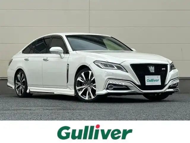 トヨタ クラウン ハイブリッド RS アドバンス 茨城県 2020(令2)年 6万km ホワイトパールクリスタルシャイン モデリスタフルエアロ/純正ナビ/フルセグＴＶ/Ｂｌｕｅｔｏｏｔｈ接続/バックカメラ/クルーズコントロール/デジタルインナーミラー/純正ドライブレコーダー/ビルトインＥＴＣ/ＵＳＢ入力/純正１９インチアルミホイール/純正フロアマット/ＬＥＤヘッドライト/パワーシート