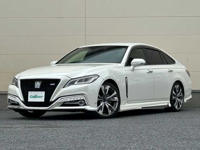 トヨタ クラウン ハイブリッド RS アドバンス 茨城県 2020(令2)年 6万km ホワイトパールクリスタルシャイン モデリスタフルエアロ/純正ナビ/フルセグＴＶ/Ｂｌｕｅｔｏｏｔｈ接続/バックカメラ/クルーズコントロール/デジタルインナーミラー/純正ドライブレコーダー/ビルトインＥＴＣ/ＵＳＢ入力/純正１９インチアルミホイール/純正フロアマット/ＬＥＤヘッドライト/パワーシート