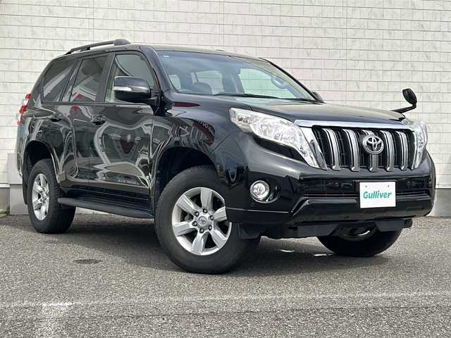 トヨタ ランドクルーザー プラド TX 福島県 2015(平27)年 6.2万km ブラック 4WD 純正ナビ　バックＣ　ＢＴ　フルセグ　前後ドラレコ付　５人乗り　ビルトインＥＴＣ　オートライト　フォグ　ルーフレール　ハーフバックドア　ステリモ　スマートキー　スペアキー　電格ミラー　純正フロアマット