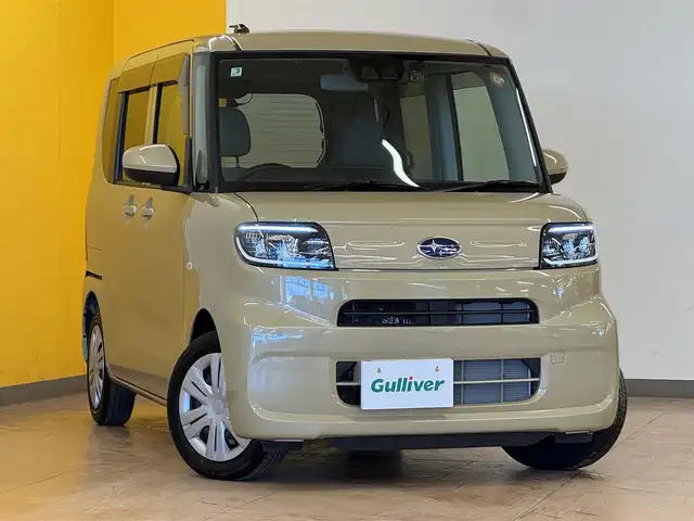 スバル シフォン L 群馬県 2025(令7)年 0.4万km 黄 禁煙車　衝突軽減　クリアランスソナー　純正オーディオ　両側スライドドア　アイドリングストップ　スマートキー　プッシュスタート　ドライブレコーダー　ＬＥＤ　オートライト　フロアマット　ドアバイザ