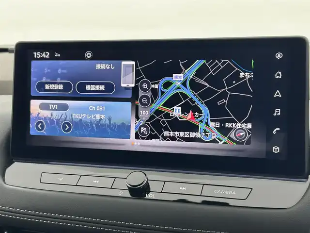 日産 エクストレイル G e－4ORCE 熊本県 2023(令5)年 3.2万km ダイヤモンドブラック 純正ナビ（ApplCarPlay・AndroidAuto・フルセグ・BT・USB）　/全周囲カメラ　/ビルトインＥＴＣ２．０　/純正前後ドライブレコーダー　/インテリジェントルームミラー　/パワーバックドア　/全席シートヒーター　/前席パワーシート/レーダークルーズコントロール/ハンドル支援/車線逸脱警報/標識認識機能/ふらつき警報機能/プロパイロット/踏み間違い防止/エマージェンシーブレーキ/ブラインドスポットモニター/前後クリアランスソナー/純正フロアマット/純正19インチAW/オートライト/オートマチックハイビーム/LEDヘッドライト/フォグランプ/スマートキー/プッシュスタート