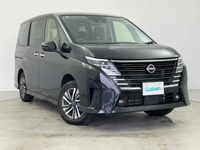 日産 セレナ ハイウェイスター V 新潟県 2023(令5)年 6.6万km ダイヤモンドブラック メーカーナビ/(FM.AM.フルセグ.Bluetooth)/(AppleCarPlay.AndroidAuto)/アラウンドビューモニター/エマージェンシーブレーキ/レーンキープアシスト/オートマチックハイビーム/プロパイロット/コーナーセンサー/革巻きステアリング/ステアリングリモコン/ステアヒーター/LEDオートライト/フォグランプ/スマートルームミラー/両側パワースライドドア/ハンズフリースライドドア/Qiおくだけ充電/SOSコール/パドルシフト/ドライブレコーダー/1.2列目シートヒーター/プッシュスタート/スマートキー×2/フロアマット