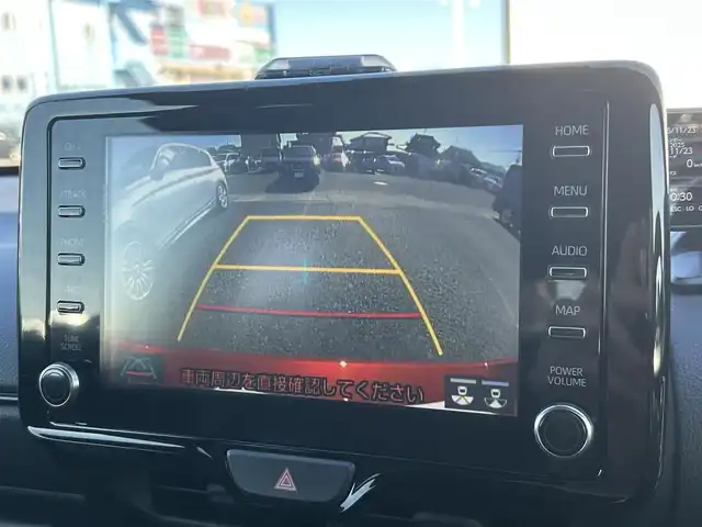 トヨタ ＧＲヤリス RS 熊本県 2021(令3)年 6.2万km エモーショナルレッドⅡ 純正ナビ/・AM/FM/USB/BT/バックカメラ/トヨタセーフティセンス/・レーントレーシングアラート/・プリクラッシュセーフティシステム/・ブラインドスポットモニター/・クリアランスソナー/・リヤクロストラフィックアラート/・パーキングサポートブレーキ/・ヘッドアップディスプレイ/・ロードサインアシスト/・レーダークルーズコントロール/・オートマチックハイビーム/前後コーナーセンサー/車両接近通報装置/革巻きステアリング/・ステアリングリモコン/・パドルシフト/・ステアリングヒーター/オートライト/・LEDライト/・フォグランプ/・ヘッドライトレベライザー/D/N席シートヒーター/前後ドライブレコーダー/ETC/電動格納ミラー/・ウィンカーミラー/レーザー探知機（ZERO307LV）/電動サイドブレーキ/・ホールドボタン/トノカバー/純正フロアマット/純正アルミホイール/社外マフラー（ガナドール）/スマートキー/・スペアキー