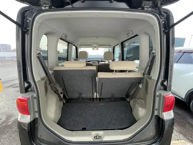 ダイハツ タント X 熊本県 2009(平21)年 6.6万km ブラックマイカ 保証書/取扱説明書/純正フロアマット/純正ホイールキャップ/電動格納ミラー/ハロゲン