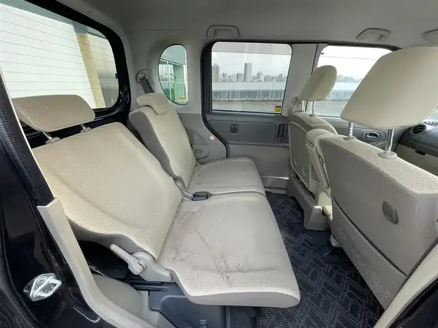 ダイハツ タント X 熊本県 2009(平21)年 6.6万km ブラックマイカ 保証書/取扱説明書/純正フロアマット/純正ホイールキャップ/電動格納ミラー/ハロゲン