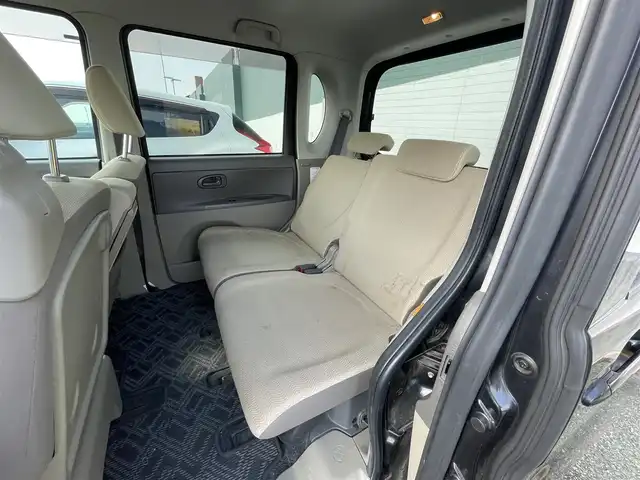 ダイハツ タント X 熊本県 2009(平21)年 6.6万km ブラックマイカ 保証書/取扱説明書/純正フロアマット/純正ホイールキャップ/電動格納ミラー/ハロゲン