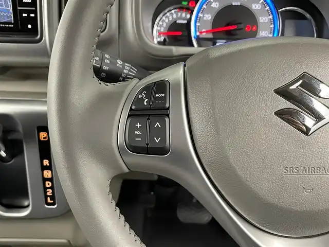 スズキ エブリィ ワゴン PZターボ スペシャル 滋賀県 2023(令5)年 0.3万km ブルーイッシュブラックパール3 Panasonic 7インチナビ/・フルセグTV・フルセグTV・DVD・CD/バックカメラ/両側パワースライドドア/前後ドライブレコーダー/運転席シートヒーター/プッシュスタート/スマートキー/スペアキー/LEDヘッドライト/レーンキープアシスト/リアソナー/ETC