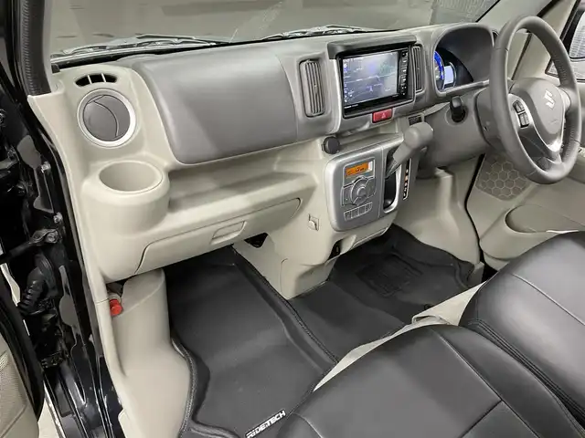 スズキ エブリィ ワゴン PZターボ スペシャル 滋賀県 2023(令5)年 0.3万km ブルーイッシュブラックパール3 Panasonic 7インチナビ/・フルセグTV・フルセグTV・DVD・CD/バックカメラ/両側パワースライドドア/前後ドライブレコーダー/運転席シートヒーター/プッシュスタート/スマートキー/スペアキー/LEDヘッドライト/レーンキープアシスト/リアソナー/ETC