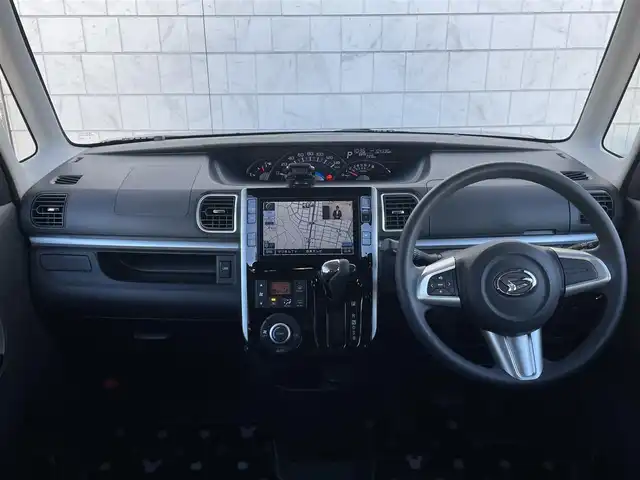 ダイハツ タント カスタム X SA 群馬県 2014(平26)年 10.5万km ナイトシャドーパープルクリスタルM 純正８インチナビ　/純正後席モニター　/フルセグ・Ｂｌｕｅｔｏｏｔｈ・CD・DVD　/バックカメラ　/電動スライドドア　/衝突軽減ブレーキ　/スタッドレス車載/横滑り防止装置　/プッシュスタート　/オートライト　/フロアマット