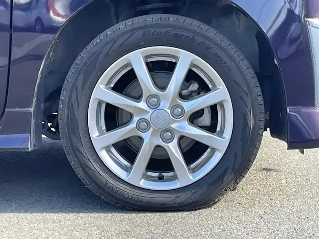 ダイハツ タント カスタム X SA 群馬県 2014(平26)年 10.5万km ナイトシャドーパープルクリスタルM 純正８インチナビ　/純正後席モニター　/フルセグ・Ｂｌｕｅｔｏｏｔｈ・CD・DVD　/バックカメラ　/電動スライドドア　/衝突軽減ブレーキ　/スタッドレス車載/横滑り防止装置　/プッシュスタート　/オートライト　/フロアマット