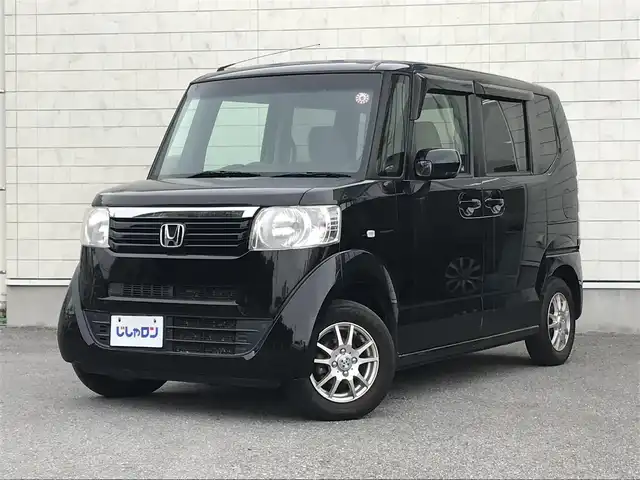 ホンダ Ｎ ＢＯＸ G Lパッケージ 栃木県 2012(平24)年 8.1万km クリスタルブラックパール 株)IDOMが運営する【じしゃロン小山店】の自社ローン専用車両になります。こちらは現金またはオートローンご利用時の価格です。自社ローンご希望の方は別途その旨お申付け下さい//禁煙車/社外フルセグナビ/（CD/DVD/AM/FMラジオ）/(Bluetooth)/スマートキー/片側パワースライドドア/チップアップシート/ステアリングリモコン/電動格納ドアミラー/パワーウインドウ