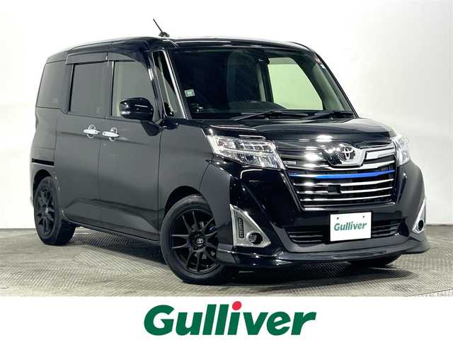 トヨタ ルーミー カスタムG－T 大阪府 2016(平28)年 5万km ブラックマイカメタリック 純正ナビ(フルセグ/DVD再生/Bluetooth) 衝突軽減 後席モニター 両側パワースライドドア バックカメラ ETC クルコン シートヒーター レーンアシスト オートライト スマートキー 禁煙車