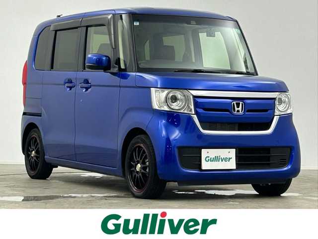 ホンダ Ｎ ＢＯＸ G L ターボ ホンダセンシング 千葉県 2017(平29)年 6.2万km 青Ｍ Honda SENSING/・衝突軽減ブレーキ/・レーンキープアシスト/・先行車発進お知らせ/・標識認識機能/純正8インチナビ/CD DVD Bluetooth USB SD AppleCarPlay/バックモニター/LEDオートヘッドライト/レーダークルーズコントロール/両側パワースライドドア/スポーツペダル/パドルシフト/社外15インチアルミホイール/リアクリアランスソナー/スマートキー2本/フルセグTV/ビルトインETC