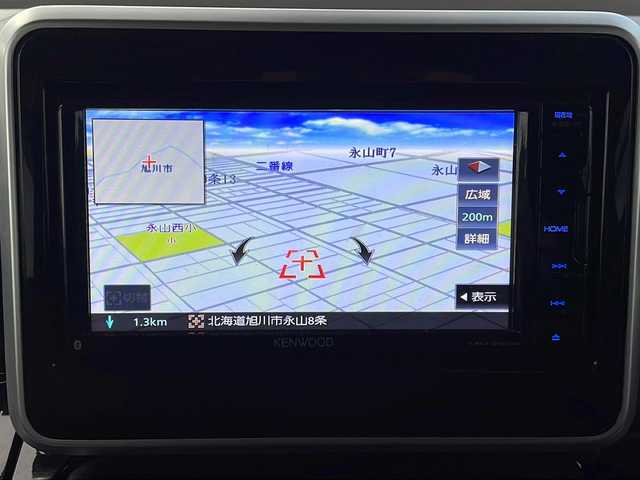 スズキ スペーシア カスタム HYBRID XS ターボ 道北・旭川 2020(令2)年 8.1万km ムーンライトバイオレットPM 4WD/ワンオーナー/社外メモリナビ/ CD/DVD/SD/BT/USB/フルセグ/デュアルセンサーブレーキサポート/レーンキープ /クルーズコントロール/アイドリングストップ/コーナーセンサー /パドルシフト/両側パワースライドドア /オートライト/LEDヘッドライト/フォグライト/シートヒーター /ハーフレザー/サンシェード/サーキュレーター/オートリトラミラー /ミラーヒーター /背面テーブル/純正フロアマット/ドアバイザー/社外14AW冬タイヤ積み込み/カスタム専用テール積み込み