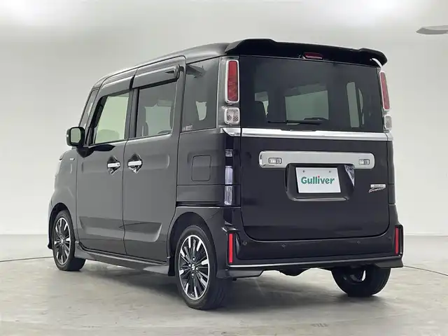 スズキ スペーシア カスタム HYBRID XS ターボ 福井県 2020(令2)年 8.1万km ムーンライトバイオレットPM 4WDターボ/ワンオーナー/社外メモリナビ/【CD/DVD/SD/Bluetooth/USB/フルセグ】/両側パワースライドドア /デュアルセンサーブレーキサポート/レーンキープ /クルーズコントロール/アイドリングストップ/コーナーセンサー /LEDオートヘッドライト/フォグライト/パドルシフト/シートヒーター /ハーフレザー/サンシェード/サーキュレーター/ヒーター付きオートリトラミラー  /背面テーブル/純正フロアマット/ドアバイザー/カスタム専用テール積み込み