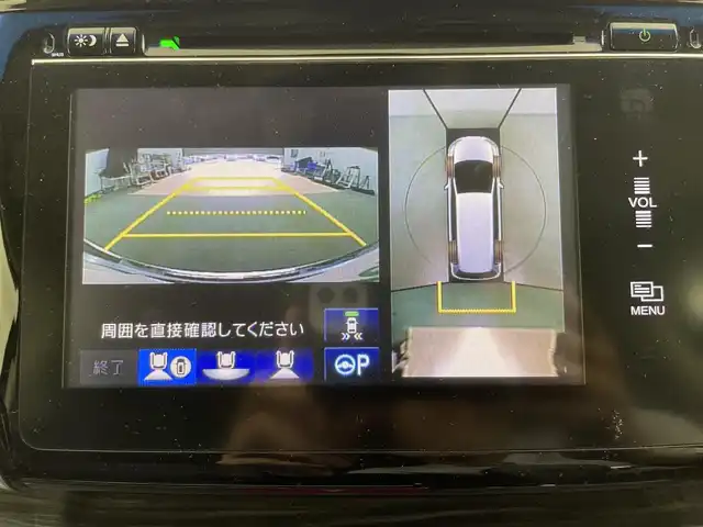ホンダ オデッセイ ハイブリッド 富山県 2016(平28)年 4.8万km ホワイトオーキッドパール ホンダセンシング/7人乗り/純正ナビ(AM/FM/CD/BT)/全方位カメラ(フロント、バック、サイド)/ビルトインETC/フルセグTV/前後ドライブレコーダー/両側パワースライドドア/レーダークルーズコントロール/レーンキープアシスト/ブラインドスポットモニター/前席シートヒーター/前席エアシート/D席パワーシート/オートライト/LEDヘッドライト