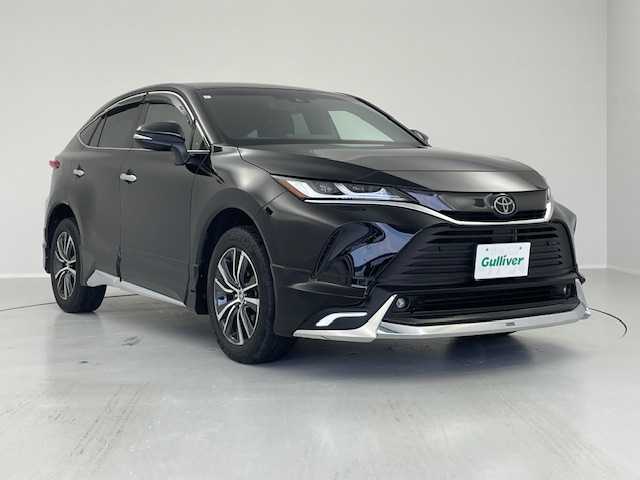 トヨタ ハリアー G 茨城県 2023(令5)年 3.1万km ブラック 後期モデル/バックカメラ/ETC2.0ビルトイン/モデリスタエアロパーツ（フロント/サイド/リアアンダー）/デジタルインナーミラー/12.3インチナビ/フルセグテレビ/Bluetooth接続/USB入力端子/D席パワーシート/パワーバックドア/レーダークルーズコントロール/衝突被害軽減システム/フル液晶メーター/横滑り防止装置/オートライト/オートマチックハイビーム/レーンキープアシスト/クリアランスソナー/ABS/盗難防止装置/エアバッグ/カーテンエアバッグ/ドアバイザー/ハーフレザーシート/純正フロアマット/純正アルミホイール/電動パーキングブレーキ/オートホールド/ワンオーナー/スマートキー/スペアキー/電動格納式ミラー/プッシュスタート