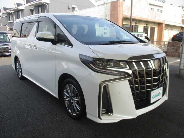 トヨタ アルファード S タイプゴールドⅡ 岡山県 2021(令3)年 3.2万km ホワイトパールクリスタルシャイン 【 Toyota Safety Sense 】/・LTA/・PKSB/・PCS/・BSM/・RCTA/・RSA/***********************/ワンオーナー/純正ディスプレイオーディオ/純正12.1インチプリップダウンテレビ/DVDデッキ/Bluetooth/バックカメラ/シーケンシャルターンランプ/三眼LEDライト/パワーバックドア/両側パワースライドドア/ハーフレザーシート/社外ドラレコ（前後３６０℃）/デジタルインナーミラー/フロント・リアソナー/オートライト/ビルトインETC/純正フロアマット/純正18AW/スマートキー2個/オットマン（セカンドシート）/取説・保証書/スペアタイヤ有