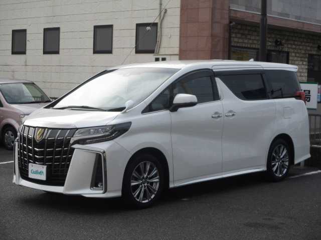 トヨタ アルファード S タイプゴールドⅡ 富山県 2021(令3)年 3.2万km ホワイトパールクリスタルシャイン 【 Toyota Safety Sense 】/・LTA/・PKSB/・PCS/・BSM/・RCTA/・RSA/***********************/ワンオーナー/純正ディスプレイオーディオ/純正12.1インチプリップダウンテレビ/DVDデッキ/Bluetooth/バックカメラ/シーケンシャルターンランプ/三眼LEDライト/パワーバックドア/両側パワースライドドア/ハーフレザーシート/社外ドラレコ（前後３６０℃）/デジタルインナーミラー/フロント・リアソナー/オートライト/ビルトインETC/純正フロアマット/純正18AW/スマートキー2個/オットマン（セカンドシート）/取説・保証書/スペアタイヤ有