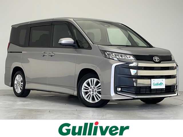 トヨタ ノア S－G 愛知県 2022(令4)年 2.5万km メタルストリームM トヨタセーフティセンス/トヨタチームメイトアドバンスパーク/衝突軽減システム/純正８型ディスプレイオーディオ（ナビなし）/フリップダウンモニター/全方位カメラ/パワースライドドア/レーダークルーズコントロール/フルセグ/CD/DVD/Bluetooth/バックカメラ/コーナーセンサー/純正アルミホイール/ETC2.0/LEDヘッドライト/リアオートエアコン/オートマチックハイビーム/ステアリングスイッチ/スマートキー/プッシュスタート