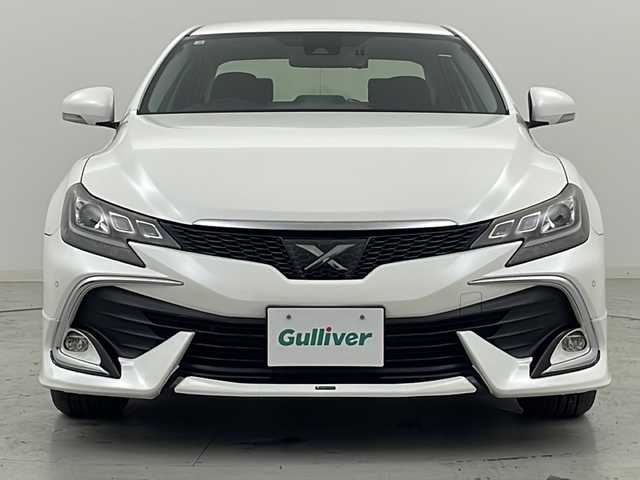 トヨタ マークＸ 250G 宮城県 2017(平29)年 6.7万km ホワイトパールクリスタルシャイン 禁煙車/モデリスタエアロ（F/S/R）/トヨタセーフティセンス/・プリクラッシュセーフティ/・レーンディパーチャーアラート/・オートマチックハイビーム/・レーダークルーズコントロール/クリアランスソナー/バックカメラ/運転席パワーシート/社外9型SDナビ/・BT/CD/DVD/SD/フルセグTV/革巻きステアリング/ステアリングスイッチ/プッシュスタート/スマートキー/純正ビルトインETC/ドライブレコーダー（F/R）/純正LEDヘッドライト/純正LEDフォグランプ/純正16インチアルミホイール/純正フロアマット