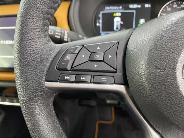 日産 キックス X ツートーンインテリアED 神奈川県 2020(令2)年 3.2万km サンライトイエロー 純正9型ナビ/ルーフレール/インテリジェントアラウンドビューモニター/デジタルインナーミラー/セーフティアシスト/プロパイロット/スペアキー1本/充電用USBソケット/ステアリングヒーター/ハーフレザーシート/シートヒーター/シートリフター/前側ドライブレコーダー/純正フロアマット/ETC/純正17インチアルミホイール/LEDヘッドライト/オートマチックハイビーム/インテリジェントエマージェンシーブレーキ/車線逸脱防止支援システム/車線逸脱警報/ふらつき警報/踏み間違い衝突防止アシスト/ハイビームアシスト