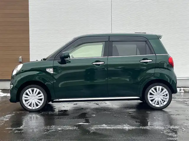 ダイハツ キャスト スタイル X リミテッド SAⅢ 秋田県 2019(令1)年 6万km ダークエメラルドマイカ ４WD/衝突軽減システム/誤発進抑制機能/社外メモリナビ（DVD/CD/BT/AM/FM）/フルセグ（走行中視聴可能）/バックカメラ/スマートキー/アイドリングストップ/プッシュスタート/レーンキープアシスト/オートマチックハイビーム/ステアリングスイッチ/前席シートヒーター/ドライブレコーダー/ETC/社外フロアマット/社外ドアバイザー/オートライト/オートエアコン/パワーステアリング/パワーウィンドウ/ヘッドライトレベライザー/横滑り防止/盗難防止装置/寒冷地仕様/電動格納ミラー/保証書/取扱説明書/記録簿/スペアキー×１