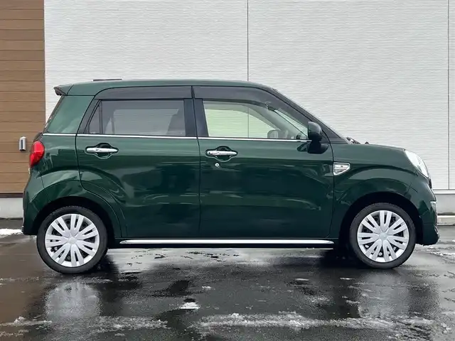 ダイハツ キャスト スタイル X リミテッド SAⅢ 秋田県 2019(令1)年 6万km ダークエメラルドマイカ ４WD/衝突軽減システム/誤発進抑制機能/社外メモリナビ（DVD/CD/BT/AM/FM）/フルセグ（走行中視聴可能）/バックカメラ/スマートキー/アイドリングストップ/プッシュスタート/レーンキープアシスト/オートマチックハイビーム/ステアリングスイッチ/前席シートヒーター/ドライブレコーダー/ETC/社外フロアマット/社外ドアバイザー/オートライト/オートエアコン/パワーステアリング/パワーウィンドウ/ヘッドライトレベライザー/横滑り防止/盗難防止装置/寒冷地仕様/電動格納ミラー/保証書/取扱説明書/記録簿/スペアキー×１