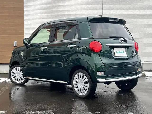 ダイハツ キャスト スタイル X リミテッド SAⅢ 秋田県 2019(令1)年 6万km ダークエメラルドマイカ ４WD/衝突軽減システム/誤発進抑制機能/社外メモリナビ（DVD/CD/BT/AM/FM）/フルセグ（走行中視聴可能）/バックカメラ/スマートキー/アイドリングストップ/プッシュスタート/レーンキープアシスト/オートマチックハイビーム/ステアリングスイッチ/前席シートヒーター/ドライブレコーダー/ETC/社外フロアマット/社外ドアバイザー/オートライト/オートエアコン/パワーステアリング/パワーウィンドウ/ヘッドライトレベライザー/横滑り防止/盗難防止装置/寒冷地仕様/電動格納ミラー/保証書/取扱説明書/記録簿/スペアキー×１