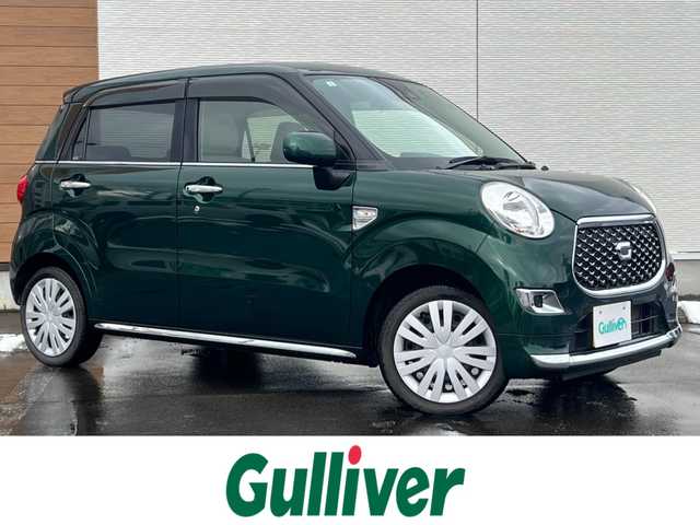 ダイハツ キャスト スタイル X リミテッド SAⅢ 秋田県 2019(令1)年 6万km ダークエメラルドマイカ ４WD/衝突軽減システム/誤発進抑制機能/社外メモリナビ（DVD/CD/BT/AM/FM）/フルセグ（走行中視聴可能）/バックカメラ/スマートキー/アイドリングストップ/プッシュスタート/レーンキープアシスト/オートマチックハイビーム/ステアリングスイッチ/前席シートヒーター/ドライブレコーダー/ETC/社外フロアマット/社外ドアバイザー/オートライト/オートエアコン/パワーステアリング/パワーウィンドウ/ヘッドライトレベライザー/横滑り防止/盗難防止装置/寒冷地仕様/電動格納ミラー/保証書/取扱説明書/記録簿/スペアキー×１