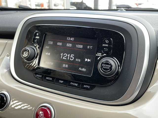 フィアット ５００Ｘ ポップスタープラス 秋田県 2017(平29)年 3.3万km ベージュ 純正オーディオ/ラジオ　Bluetooth　USB　AUX/アダプティブクルーズコントロール/バックカメラ/黒レザーシート/パワーシート/フォグランプ/オートライト/シートヒーター/社外ETC/バイキセノンヘッドランプ/クラッシュミティゲーション（衝突被害軽減ブレーキ）/レーンデパーチャーウォーニング/スペアキー有/取扱説明書/保証書