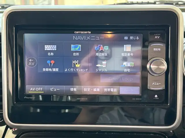 スズキ スペーシア カスタム HYBRID XS ターボ 埼玉県 2018(平30)年 2.4万km ブルーイッシュブラックパール3 スズキセーフティサポート/社外ナビ/　　フルセグTV/Bluetooth/CD/DVD/両側パワースライドドア/クルーズコントロール/レーンキープアシスト/LEDオートライト/ハーフレザーシート/シートヒーター/クリアランスソナー/パドルシフト/オートエアコン/プッシュスタート/禁煙車
