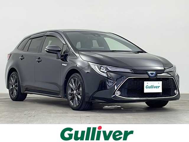 トヨタ カローラツーリング ハイブリッド ダブルバイビー 千葉県 2020(令2)年 4.9万km ブラックマイカ セーフティセンス/・プリクラッシュセーフティ/・レーントレーシングアシスト/・全車速追従機能付レーダークルーズ/・オートマチックハイビーム/・ロードサインアシスト/純正7インチディスプレイオーディオ/・Bluetooth接続/バックカメラ/スマートキー/ビルトインETC/前後コーナーセンサー