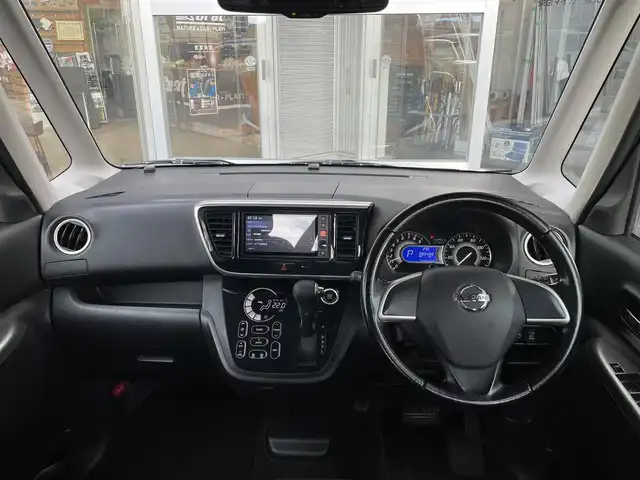 日産 デイズ ルークス ハイウェイスターX 福島県 2014(平26)年 8.1万km ブラック アラウンドビューモニター/パワースライドドア/ETC/ディスプレイオーディオ/オートライト/リヤサーキュレーター/シートバックテーブル