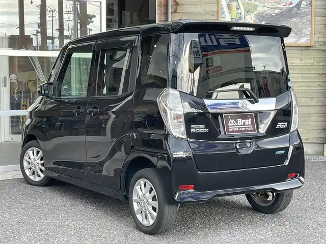 日産 デイズ ルークス ハイウェイスターX 福島県 2014(平26)年 8.1万km ブラック アラウンドビューモニター/パワースライドドア/ETC/ディスプレイオーディオ/オートライト/リヤサーキュレーター/シートバックテーブル