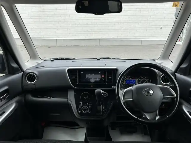 日産 デイズ ルークス ハイウェイスターX 山形県 2014(平26)年 8.1万km ブラック アラウンドビューモニター/左側パワースライドドア/ディスチャージヘッドライト/ETC/ディスプレイオーディオ/Bluetooth/オートライト/リヤサーキュレーター/シートバックテーブル/純正アルミ