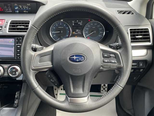 スバル インプレッサ ＸＶ 2．0i－L アイサイト 岩手県 2015(平27)年 5.9万km クリスタルホワイトP 禁煙車/4WD/追従型クルーズコントロール/純正ナビ/→フルセグTV/Bluetooth/CD/DVD/FM/AM/バックカメラ/横滑り防止装置/レーンアシスト/衝突軽減ブレーキ/パドルシフト/〇プッシュスタート/〇電動格納ミラー/〇ウィンカーミラー/〇ドアバイザー/〇パワーウィンドウ/〇USBポート2つ/〇シガーソケット2つ/オートライト/フォグライト/ドライブレコーダー/ETC/スペアキー/冬タイヤ社外アルミホイール車載