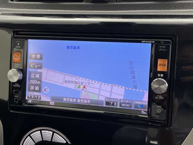 日産 デイズ HWS X Vセレ +SeftyⅡ 鹿児島県 2015(平27)年 1.2万km モカブラウンP 純正SDナビ/（AM/FM/CD/DVD）/フルセグTV/アラウンドビューモニター/ドライブレコーダー/ETC/アイドリングストップ/プッシュスタート/HIDヘッドライト/ドアバイザー/フロアマット/オートエアコン/スペアキー
