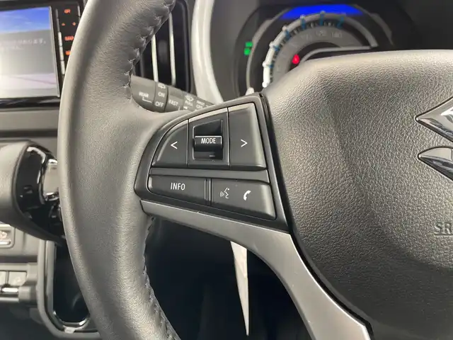 スズキ ハスラー HYBRID X 道央・札幌 2024(令6)年 0.6万km ピュアホワイトP ・4WD/・スズキセーフティサポート/・衝突被害軽減ブレーキ/・純正SDナビ/（FM/AM/CD/DVD/SD/BT/フルセグTV）/・バックカメラ/ビルトインETC/・アダプティブクルーズコントロール/・LEDヘッドライト/フォグランプ/・スマートキー/スペアキー/・取扱説明書/保証書/・シートヒーター/・オートライト