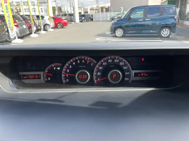 トヨタ ヴォクシー ZS 煌Ⅱ 長野県 2012(平24)年 15.6万km ブラック ワンオーナー/社外HDDナビ/・Bluetooth/CD/DVD/ワンセグTV/ビルトインETC/3列シート/ドライブレコーダー前方のみ/純正フロアマット/布系シート/両側パワースライドドア/社外16インチAW/キセノンオートライト/フォグランプ/Wエアバック/クルーズコントロール追従無し/パドルシフト/スマートキー/スペアキー1本/冷房WAC