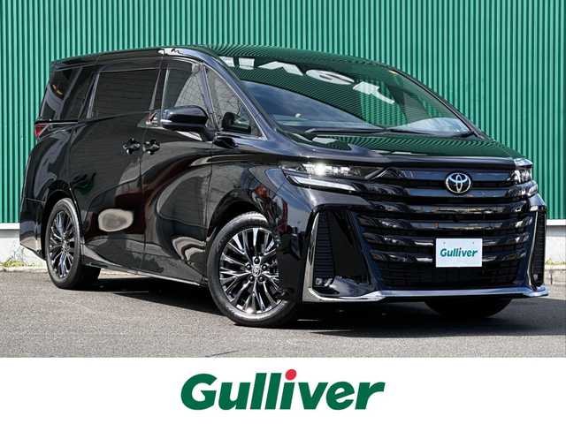 トヨタ ヴェルファイア Z プレミア 宮城県 2025(令7)年 0.4万km ブラック 14インチリアエンターテインメントシステム/・JBLプレミアムサウンドシステム/・HDMI端子/寒冷地仕様/＝＝＝/左右独立ムーンルーフ/トヨタチームメイト/・アドバンストパーク/・パーキングサポートブレーキ（周辺静止物）/・アドバンストドライブ/・緊急時操舵支援/・フロントクロストラフィックアラート/・レーンチェンジアシスト/・ドライバーモニターカメラ/セーフティセンス/・プリクラッシュセーフティ/・レーントレーシングアシスト/・全車速追従機能付レーダークルーズコントロール/・アダプティブハイビームシステム/・ロードサインアシスト/・ドライバー異常時対応システム/・プロアクティブドライビングアシスト/・発進遅れ告知機能/BSM/パーキングサポートブレーキ/デジタルインナーミラー/ドラレコ/14インチディスプレイオーディオ/・車載ナビ/・地デジTV/・ETC2.0/パノラミックビューモニター/ヘッドアップディスプレイ/両側パワースライドドア/パワーバックドア/本革シート/シートヒーター/ベンチレーション/ステアリングヒーター