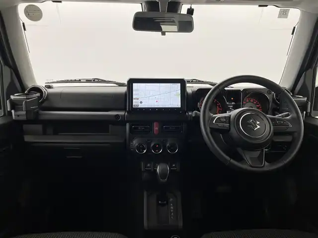 スズキ ジムニー シエラ JC 群馬県 2024(令6)年 0.2万km ブルーイッシュブラックパール3 純正９インチナビ　バックカメラ　バックソナー　スズキセーフティサポート　クルーズコントロール　ハイビームアシスト　シートヒーター　プッシュスタート　ＬＥＤヘッドライト　４ＷＤ　ワンオーナー　禁煙車