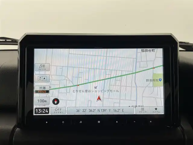 スズキ ジムニー シエラ JC 群馬県 2024(令6)年 0.2万km ブルーイッシュブラックパール3 純正９インチナビ　バックカメラ　バックソナー　スズキセーフティサポート　クルーズコントロール　ハイビームアシスト　シートヒーター　プッシュスタート　ＬＥＤヘッドライト　４ＷＤ　ワンオーナー　禁煙車